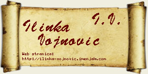 Ilinka Vojnović vizit kartica